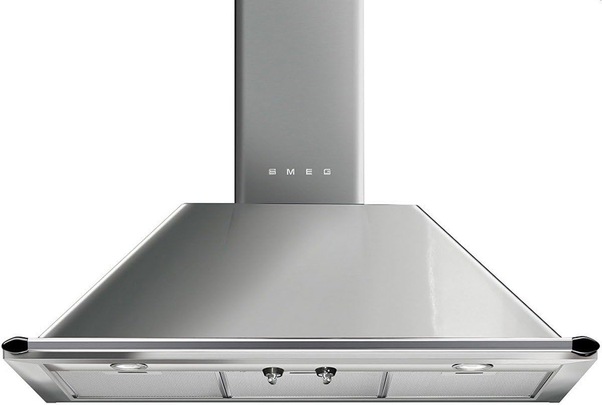 Smeg KTR90XE S-Steel 90Cm Victoria S/S Chimley Hood