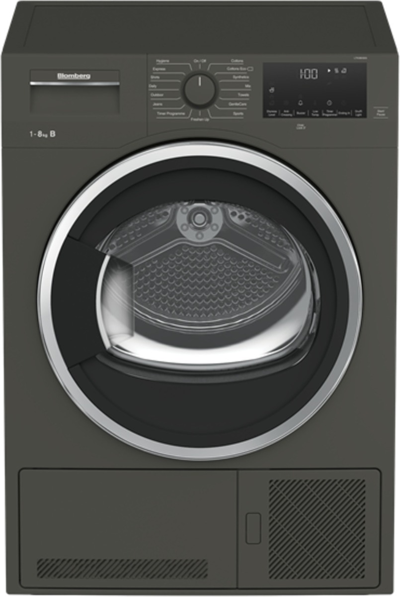 Photos - Tumble Dryer Blomberg LTK38030G 8kg Condenser  - Graphite 