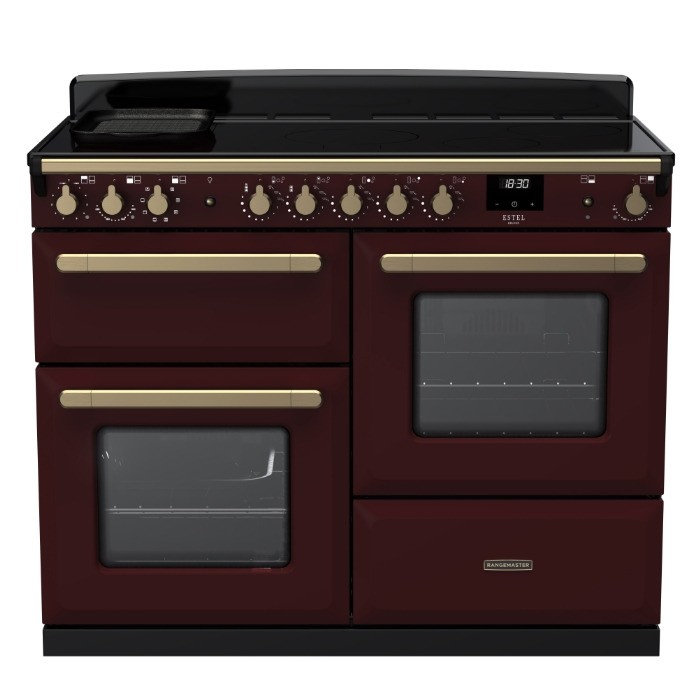 Rangemaster ESDLO110EIPBOR/AB1 Estel Deluxe OC 110cm Induction Bordeaux