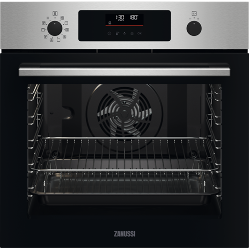 Photos - Oven Zanussi ZOPNX6XN Multifunction  with pyrolytic cleaning 